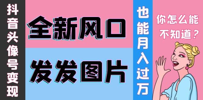 抖音头像号变现0基础教程_思维有课