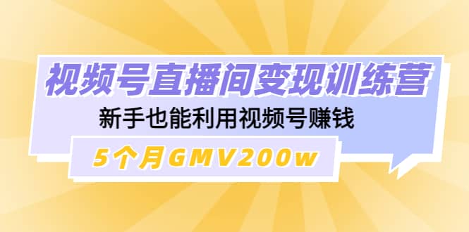 视频号直播间变现训练营_思维有课