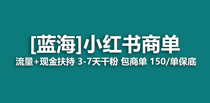 【蓝海项目】小红书商单项目，7天就能接广告变现，稳定一天500+保姆级玩法_思维有课