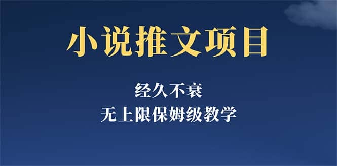 经久不衰的小说推文项目，单号月5-8k，保姆级教程，纯小白都能操作_思维有课