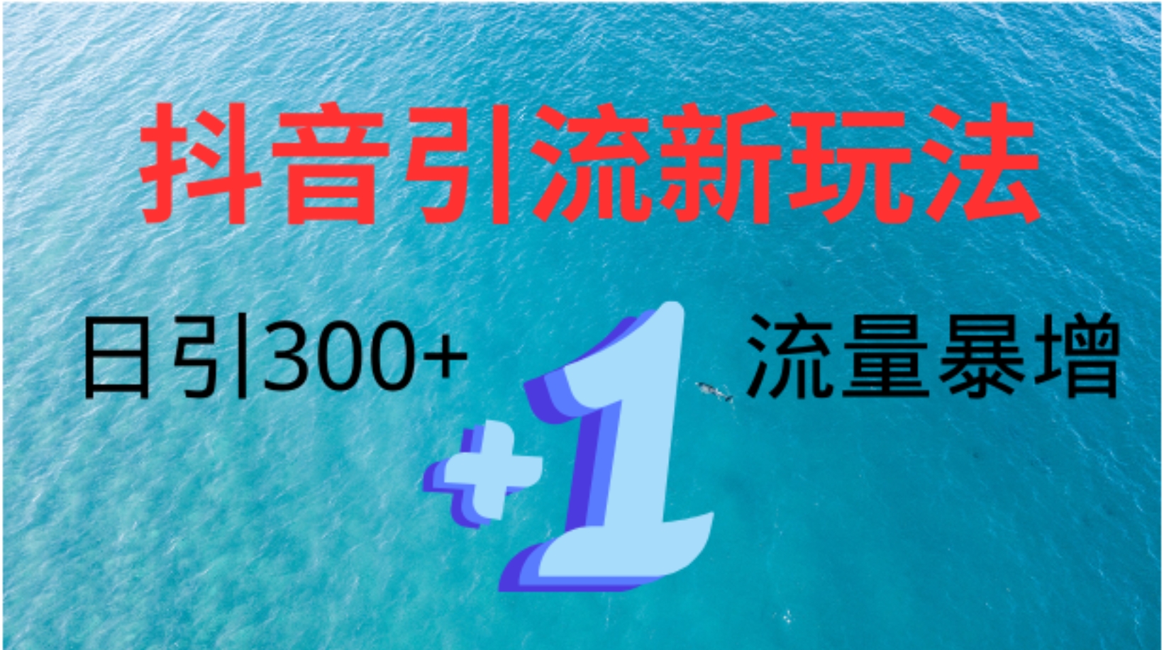 创业粉高效引流，抖音工具号玩法4.0，日引300+_思维有课