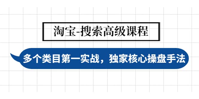 淘宝-搜索高级课程：多个类目第一实战，独家核心操盘手法_思维有课