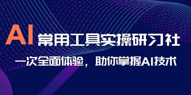 AI-常用工具实操研习社，一次全面体验，助你掌握AI技术_思维有课