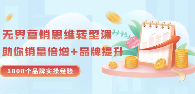 无界营销思维转型课：1000个品牌实操经验，助你销量倍增（20节视频）_思维有课