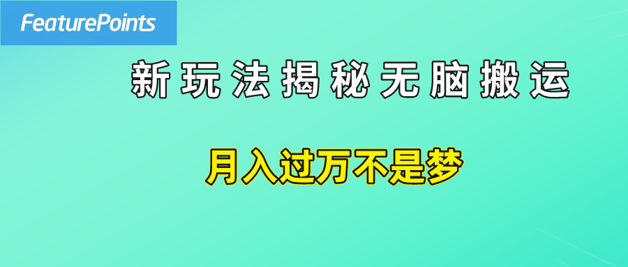 简单操作，每天50美元收入，搬运就是赚钱的秘诀！_思维有课