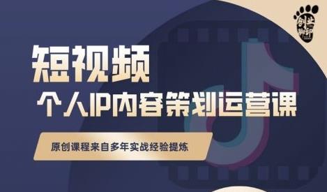 抖音短视频个人ip内容策划实操课，真正做到普通人也能实行落地_思维有课