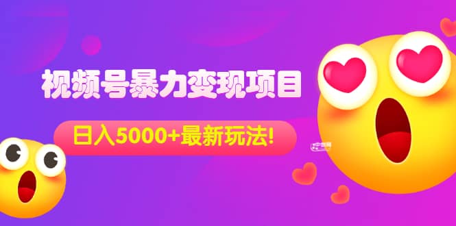 外面收费699的视频号暴力变现项目，日入5000+，简单易操作当天见效果_思维有课