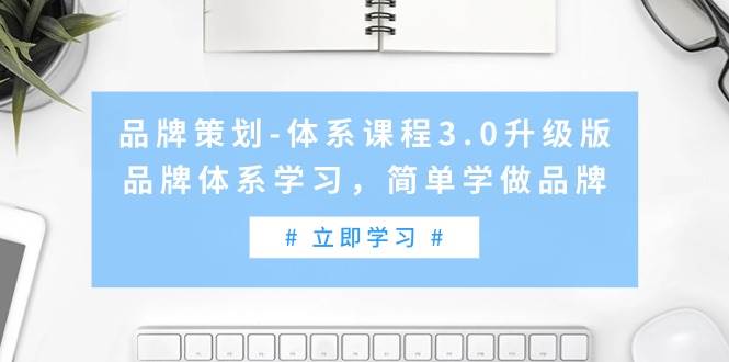 品牌策划-体系课程3.0升级版，品牌体系学习，简单学做品牌（高清无水印）_思维有课