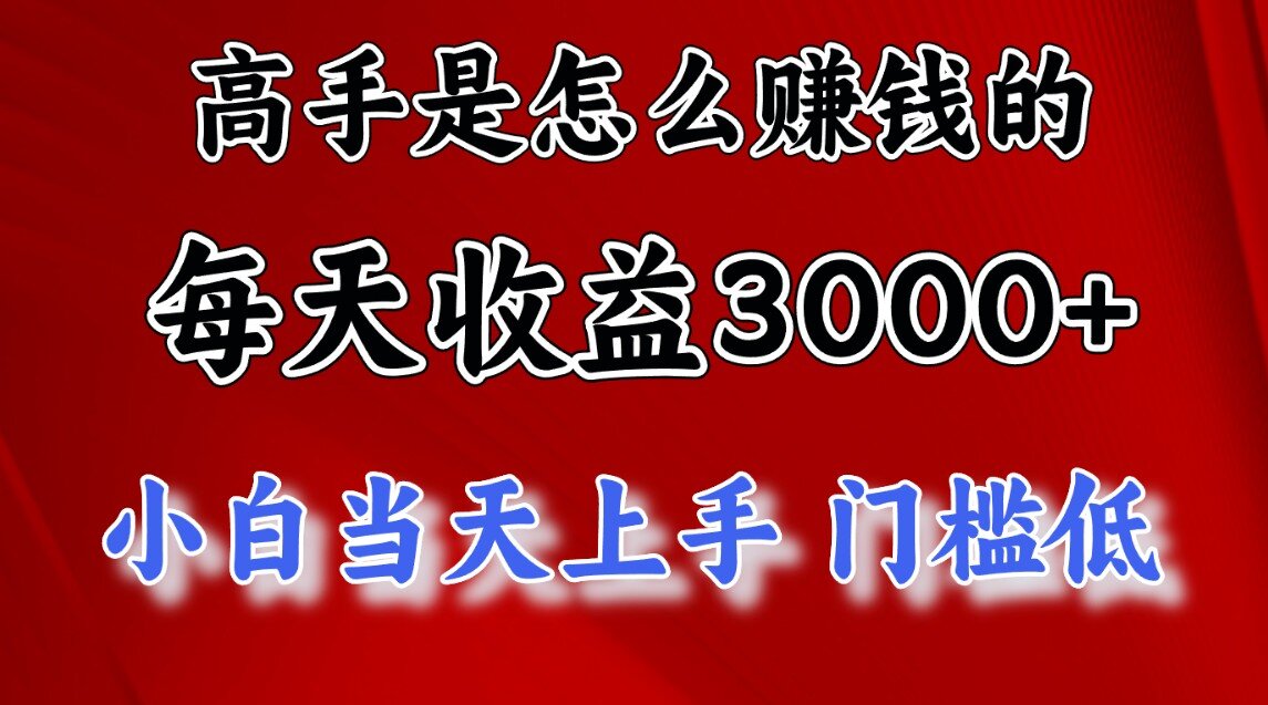 一天收益3000左右，长期项目，很稳定！_思维有课