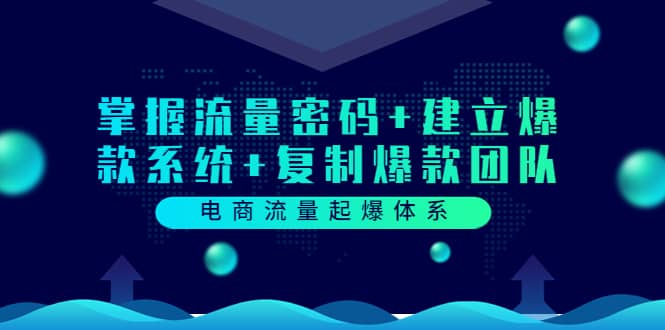 电商流量起爆体系：掌握流量密码+建立爆款系统+复制爆款团队（价值599）_思维有课