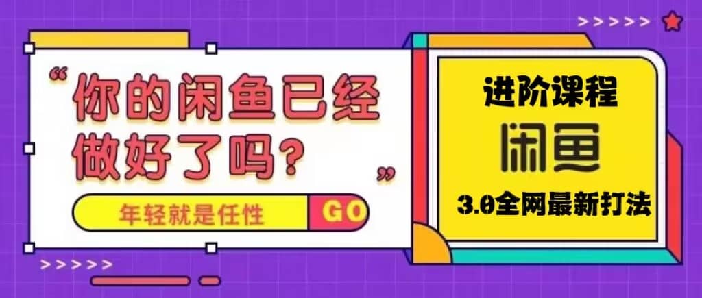 火爆全网的咸鱼玩法进阶课程，咸鱼进阶课程_思维有课