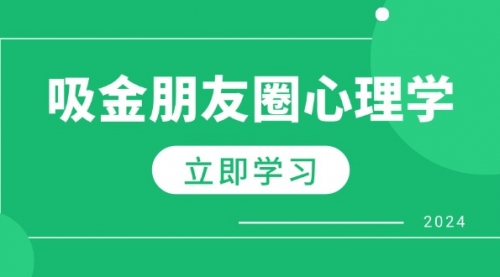 朋友圈吸金心理学：揭秘心理学原理，增加业绩，打造个人IP与行业权威_思维有课