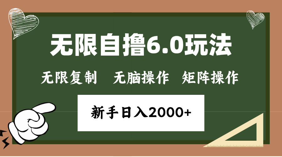 年底项目无限撸6.0新玩法，单机一小时18块，无脑批量操作日入2000+_网创工坊