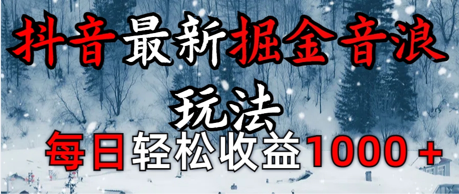 抖音最新撸音浪玩法学员反馈每日轻松1000+_网创工坊