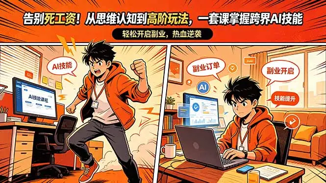 告别死工资!从思维认知到高阶玩法,一套课掌握跨界AI技能,轻松开启副业-知峰社