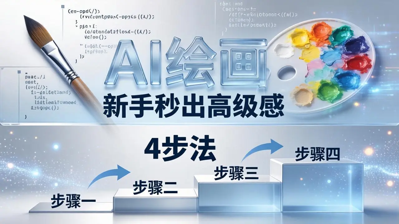 AI绘画入门别再硬磕了!即梦4步法:万能提示词公式+BRTR框架,新手秒出高级感-知峰社