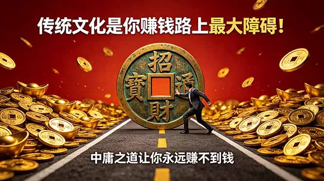 付费文章:传统文化是你赚钱路上最大障碍!中庸之道让你永远赚不到钱-知峰社