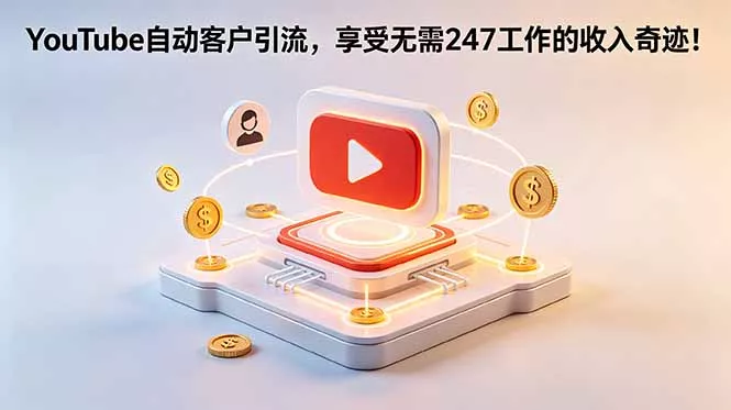 YouTube 自动客户引流,享受无需 247 工作的收入奇迹!【原创双语字幕】-知峰社