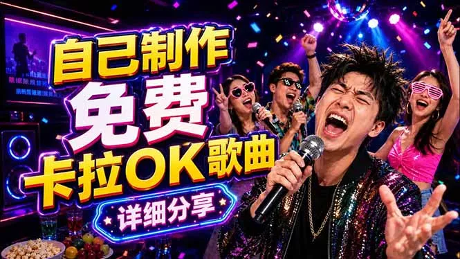 免费卡拉OK歌曲制作全攻略:音轨分离字幕制作,零基础快速做出专业K歌视频-知峰社