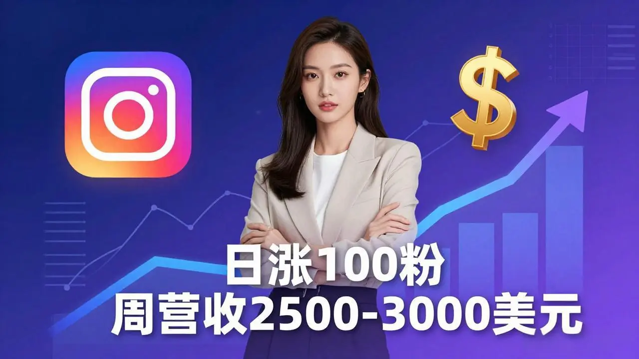 想做数字产品?Sheri亲授:日涨100粉、每周2500至3000美元的营收,Instagram躺着赚-知峰社