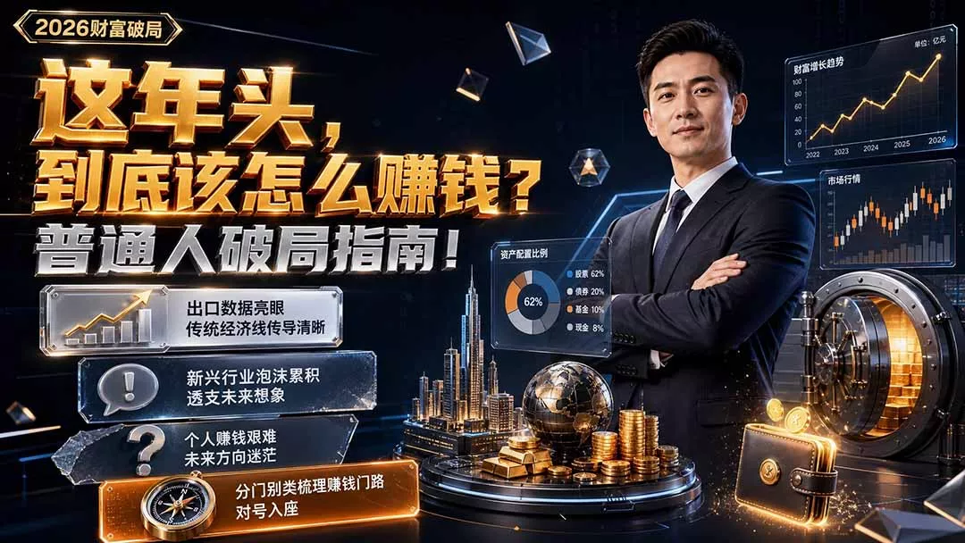 钱不好赚怎么办?分类梳理赚钱门路与个人对号入座方法-知峰社