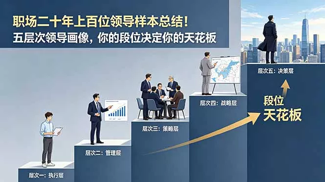 付费文章:职场二十年上百位领导样本总结!五层次领导画像,你的段位决定你的天花板-知峰社